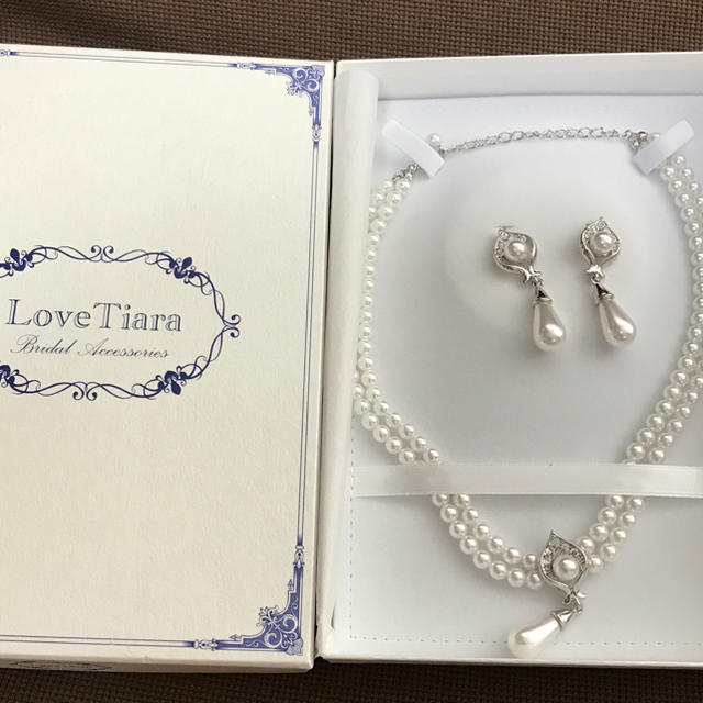 Love Tiara パール ネックレス&ピアス