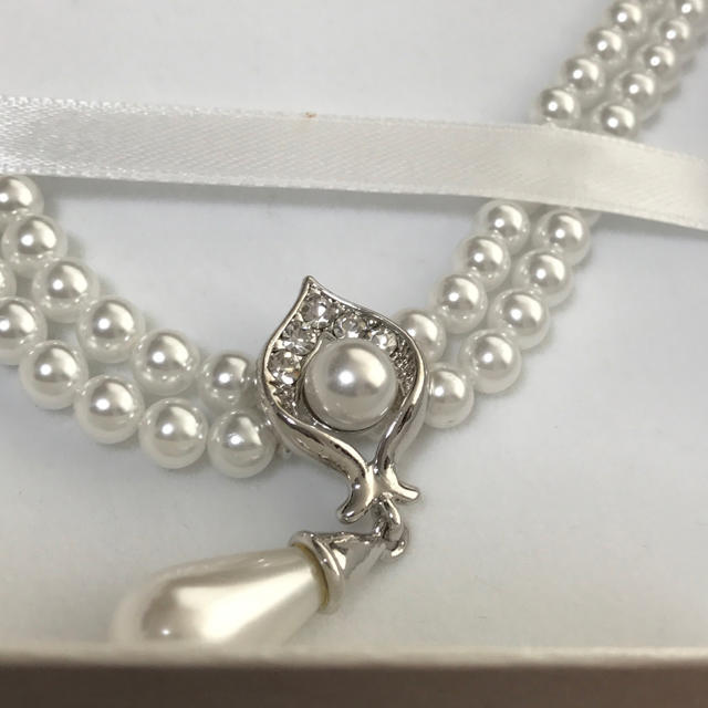 tiara(ティアラ)のLove Tiara パール ネックレス&ピアス レディースのアクセサリー(ネックレス)の商品写真