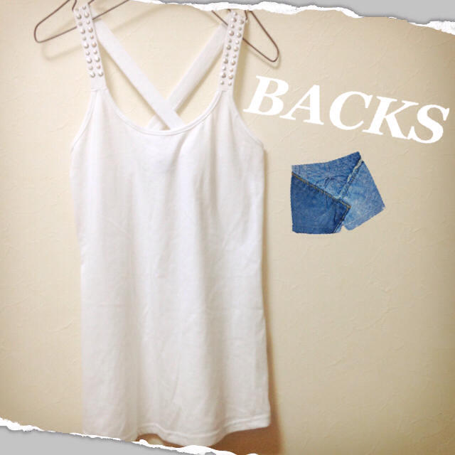 BACKS(バックス)のBACKS★スタッズ付タンク&スウェット レディースのトップス(タンクトップ)の商品写真