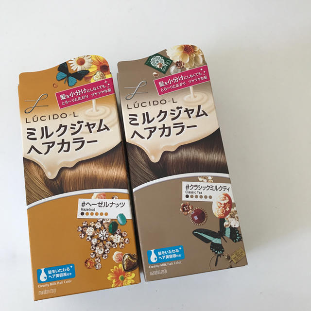 Mandom(マンダム)の⚠︎専用です⚠︎   LUCIDO-L ミルクジャムヘアカラー2セット コスメ/美容のヘアケア/スタイリング(カラーリング剤)の商品写真