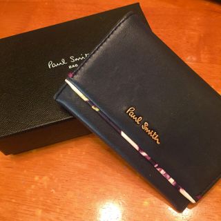 ポールスミス(Paul Smith)のPaul Smith★フラワープリント名刺入れ(名刺入れ/定期入れ)