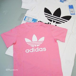 アディダス(adidas)の100【新品/即日発送】adidas オリジナルス キッズ Tシャツ ピンク(Tシャツ/カットソー)