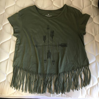 アメリカンイーグル(American Eagle)のフリンジT-シャツ(Tシャツ(半袖/袖なし))