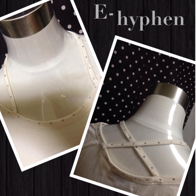 E hyphen world gallery(イーハイフンワールドギャラリー)のE-hyphen*ストーン付きトップス レディースのトップス(カットソー(長袖/七分))の商品写真