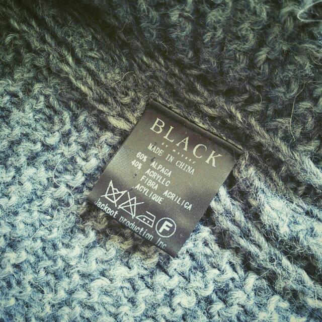 BLACK by moussy(ブラックバイマウジー)の込♡霜降りグレーニットガウンカーディガン レディースのトップス(カーディガン)の商品写真