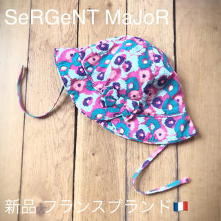 プチバトー(PETIT BATEAU)のフランスブランド "SeRGeNT MaJoR"　子供帽子　花柄(帽子)