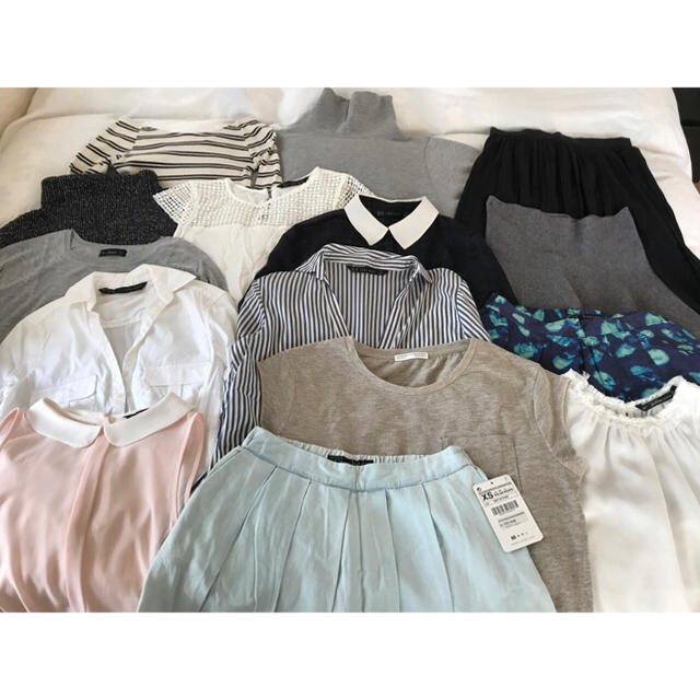 ZARA(ザラ)のザラまとめ売り☆15枚セット☆春夏商品たくさん☆スカートシャツトップス☆ レディースのレディース その他(セット/コーデ)の商品写真