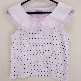 milklim リボン襟タンクトップ(タンクトップ)