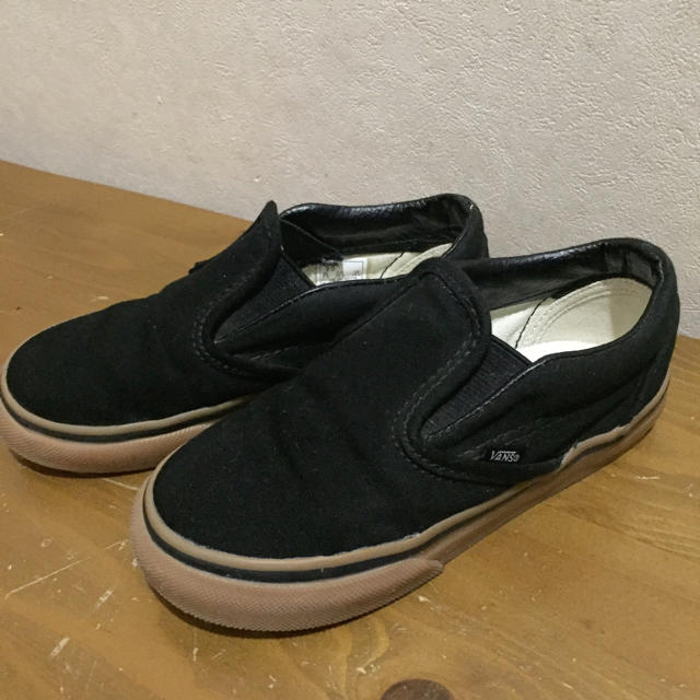 VANS(ヴァンズ)のVANS スリッポン 14.0 美品 キッズ/ベビー/マタニティのベビー靴/シューズ(~14cm)(スリッポン)の商品写真