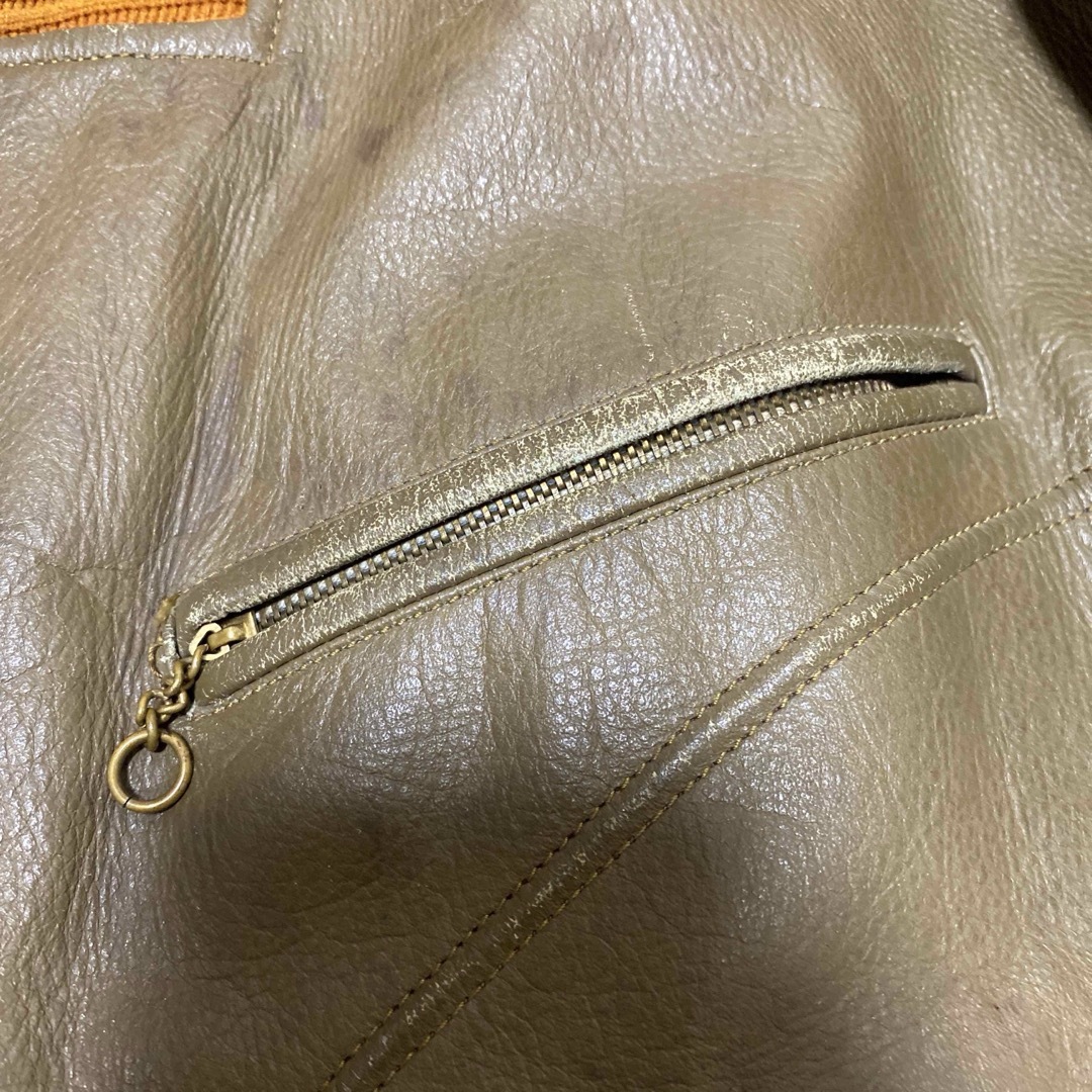ジャケット・アウター Japan vintage leather car coat Japan vintage leather car coatの通販 by kz｜ラクマ