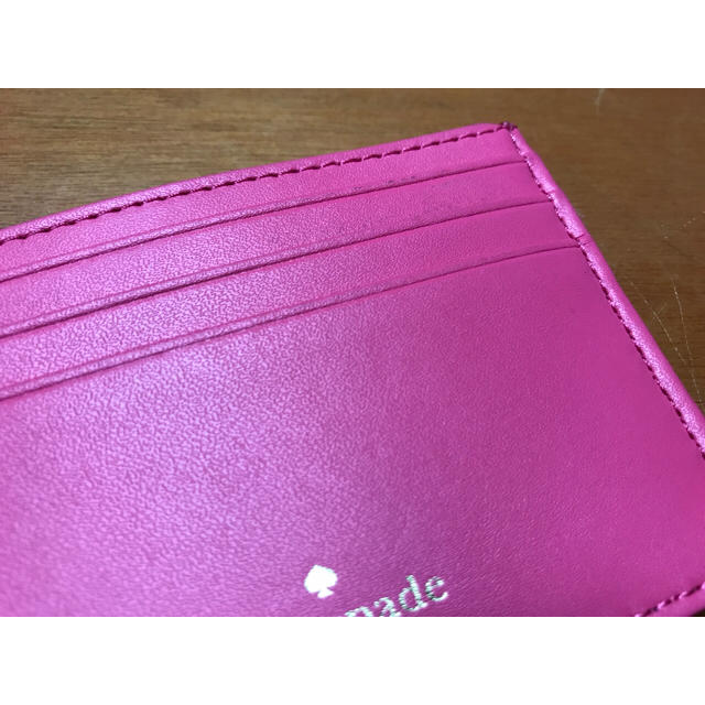 kate spade new york(ケイトスペードニューヨーク)の値下げ【ケートスペイド】カードケース 格安 ピンク レディースのファッション小物(名刺入れ/定期入れ)の商品写真