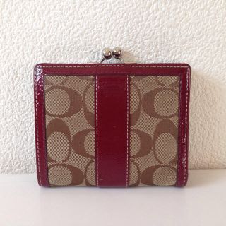 コーチ(COACH)のコーチ がま口財布 美品・送料無料♪(財布)