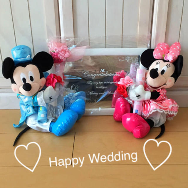 Disney Disney ミッキーミニー結婚式電報 ぬいぐるみ ボードの通販 By プロフィールをお読み下さい ディズニーならラクマ