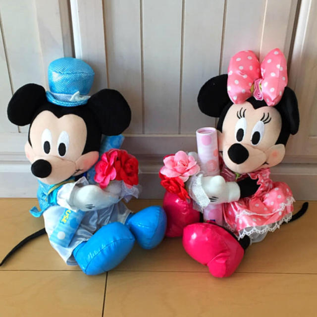 Disney Disney ミッキーミニー結婚式電報 ぬいぐるみ ボードの通販 By プロフィールをお読み下さい ディズニーならラクマ