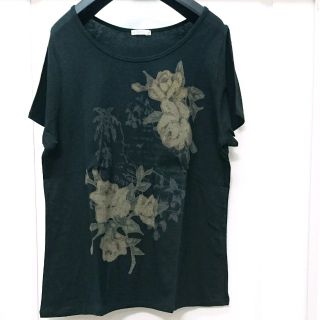 レストローズ(L'EST ROSE)の更に値下げ！LEST ROSE大きいサイズ ブラックTシャツ(Tシャツ(半袖/袖なし))