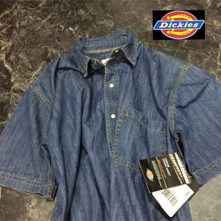 ディッキーズ(Dickies)の新品未使用◆ディッキーズデニムシャツオーバーサイズMメンズ(シャツ/ブラウス(半袖/袖なし))