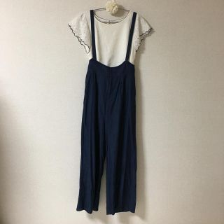 マジェスティックレゴン(MAJESTIC LEGON)のサロペット付きワイドパンツ(サロペット/オーバーオール)