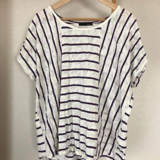 ユナイテッドアローズ(UNITED ARROWS)のボーダートップス(Tシャツ(半袖/袖なし))