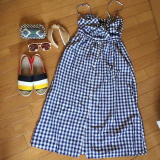 ザラ(ZARA)のギンガムチェックワンピース♡(ロングワンピース/マキシワンピース)