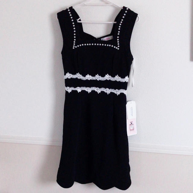 dazzy store(デイジーストア)のTika ミニドレス 黒 レディースのフォーマル/ドレス(ナイトドレス)の商品写真