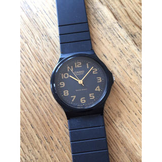 カシオ(CASIO)の人気のカシオ アナログ腕時計 黒(腕時計)