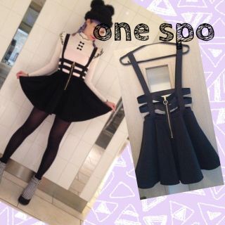 ワンスポ(one spo)のワンスポハーネススカート❤️美品(ミニスカート)