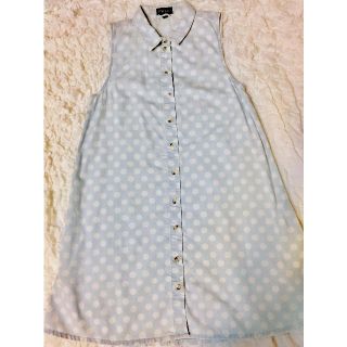 トップショップ(TOPSHOP)のTOPSHOP トップショップ デニムワンピース ★(ひざ丈ワンピース)