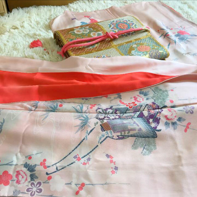 咲く様専用ページ 付下げ 正絹 袷 桃色 美品 売れ筋商品