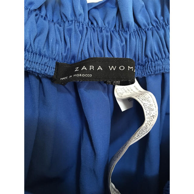 ZARA(ザラ)のまめたぬき様専用◆ZARA WOMAN フレアスカート ブルー レディースのスカート(ミニスカート)の商品写真