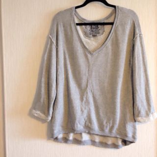 アズールバイマウジー(AZUL by moussy)のスウェット素材トップス(カットソー(長袖/七分))