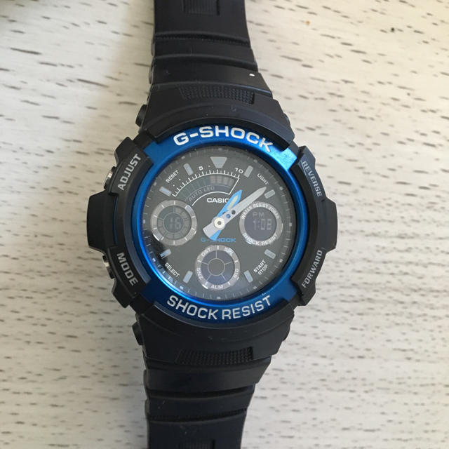 G-SHOCK(ジーショック)のG-SHOCK ブルー ブラック メンズの時計(腕時計(デジタル))の商品写真