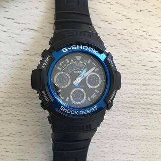 ジーショック(G-SHOCK)のG-SHOCK ブルー ブラック(腕時計(デジタル))