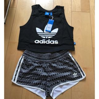 アディダス(adidas)の★新品★アディダス★タンクトップ★ショートパンツ★セット★(タンクトップ)