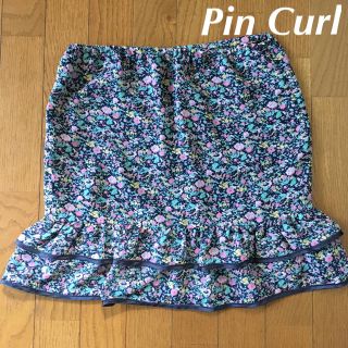 ピンカール(Pin Curl)のピンカール 花柄タイトフリルスカート(ミニスカート)