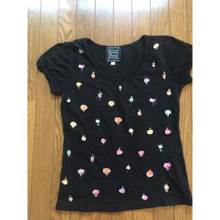 シンシアローリー(Cynthia Rowley)のシンシアローリー 刺繍 パフスリーブT(Tシャツ(半袖/袖なし))