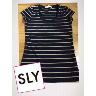 スライ(SLY)のボーダーTシャツ(Tシャツ(半袖/袖なし))