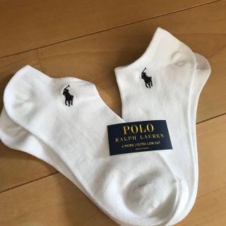 ポロラルフローレン(POLO RALPH LAUREN)の★新品★ラルフローレン★靴下★レデース★22.5-24★(ソックス)