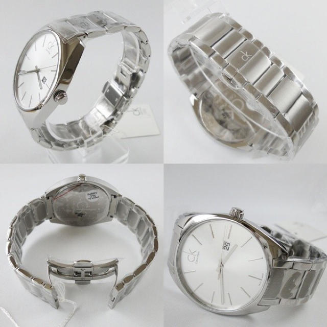 Calvin Klein(カルバンクライン)の新品 CK 腕時計 メンズ シルバー文字盤 K2F21126 メンズの時計(腕時計(アナログ))の商品写真