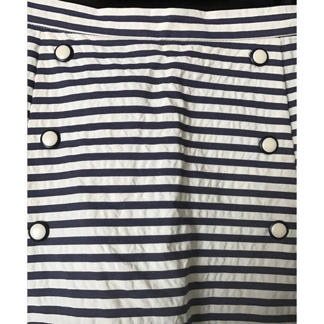 IENA(イエナ)のボーダースカート レディースのスカート(ひざ丈スカート)の商品写真