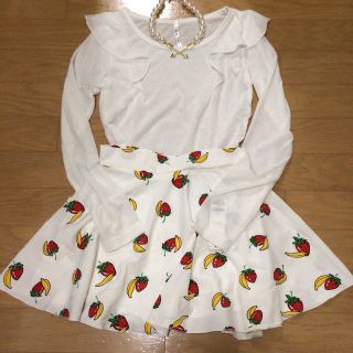 フリル付き ロンT(Tシャツ(長袖/七分))