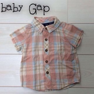 ベビーギャップ(babyGAP)のbabyGap 半袖チェックシャツ 70(その他)