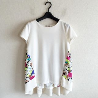 トッコ(tocco)のTOCCO♡新品♡デザインプルオーバートップス(カットソー(半袖/袖なし))