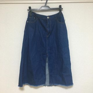 エイチアンドエム(H&M)のデニムスリットスカート♡(ロングスカート)