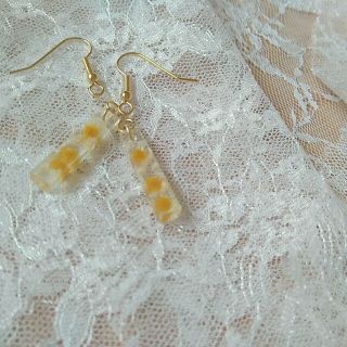 カスタネ(Kastane)のmimosa crystal earring, pierce*°(イヤリング)