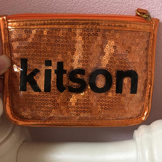 キットソン(KITSON)のkitson ミニオレンジポーチ(ポーチ)