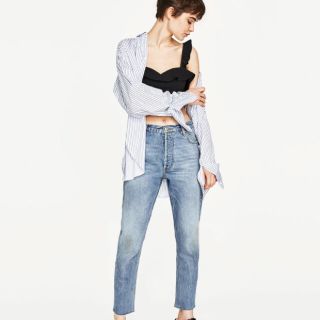 ザラ(ZARA)のフリル付きブラレッテトップス ZARA(キャミソール)