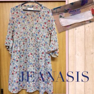 ジーナシス(JEANASIS)のJEANASIS☆花柄ワンピース(ひざ丈ワンピース)