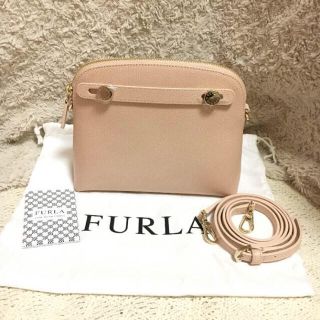 フルラ(Furla)のFURLA♡パイパー♡ミニショルダー♡ピンクベージュ(ショルダーバッグ)