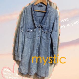 ミスティック(mystic)のmystic☆デニムワンピ(ひざ丈ワンピース)