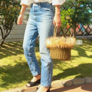 ブラックバイマウジー(BLACK by moussy)のBLACK BY MOUSSY♡HUILA blue denim(デニム/ジーンズ)